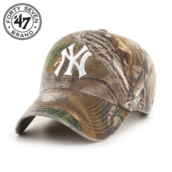 Yankees Real Tree '47 CLEAN UP RTRGW17GWS カモキャップ |47