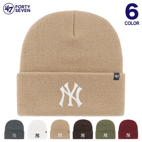 ヤンキース ドジャース '47 HARBOR STRIPE カフニット ニット帽 ニット
