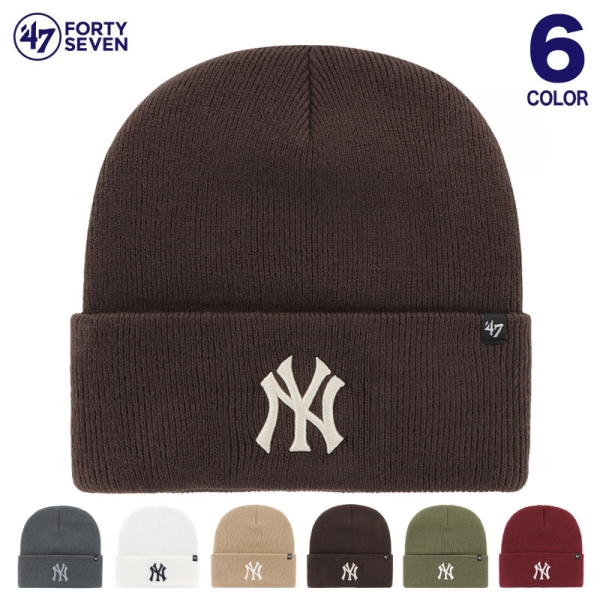 ヤンキース ドジャース '47 HARBOR STRIPE カフニット ニット帽 ニット