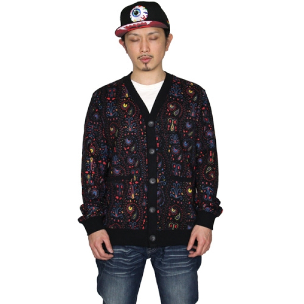 新品未使用　タグ付き　MISHKA ミシカ　スウェット　ペイズリー　カーディガン 新品未使用 タグ付き MISHKA ミシカ スウェット ペイズリー