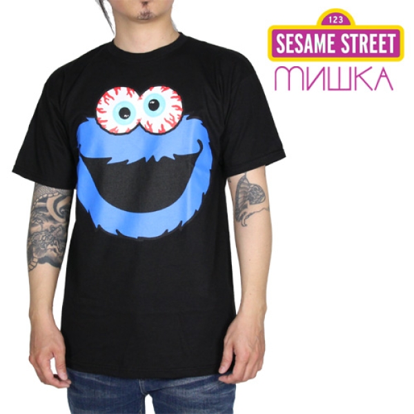 MISHKA(ミシカ)古着セサミクッキーモンスターコラボトレーナー MISHKA(ミシカ)古着セサミクッキーモンスターコラボトレーナー