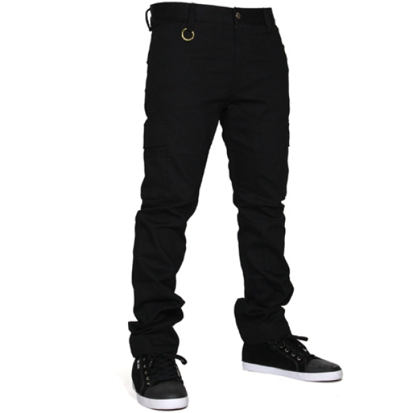 MSGR メッセンジャー ブラックカーゴパンツ STYLISH CARGO PANTS BLACK カーゴパンツ|MSGR|ストリートファッション