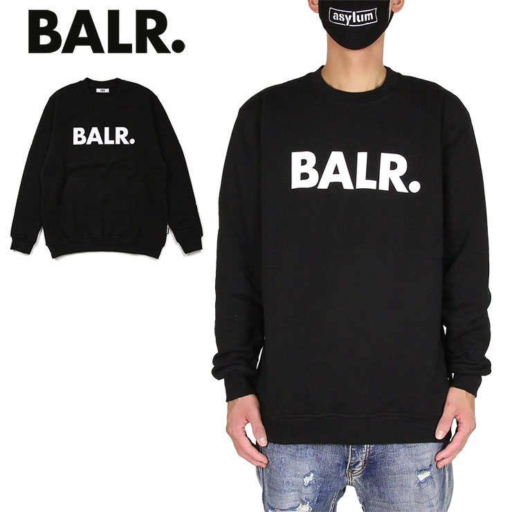 BALR.  Club Straight Crew Neck  BLACK