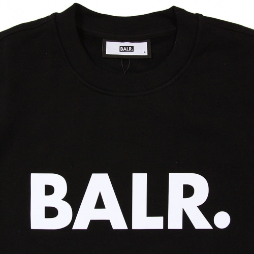 BALR.  Club Straight Crew Neck  BLACK