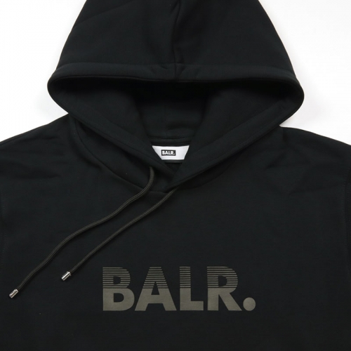 BALR. パーカー EMBOSSED CORD HOODIE GREY