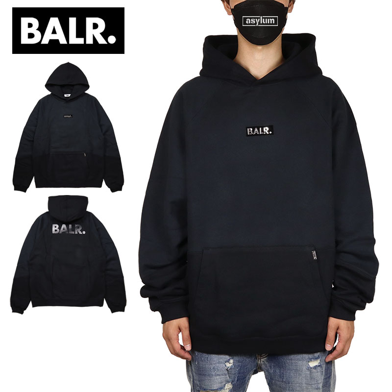 BALR. プルオーバー　ロゴ入りパーカー　グレー　フーディ　Lサイズ