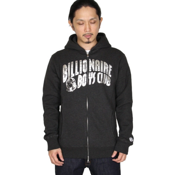 L/S HEATHER ZIP ARCH PULLOVER ジップパーカー|ストリート 