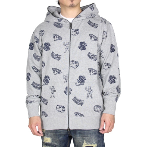 FULL COVERAGE ZIP HOODIE 851-8308: ジップパーカー|BILLIONAIRE BOYS