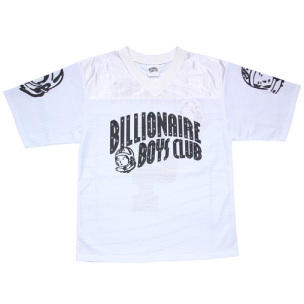 BILLIONAIRE BOYS CLUB フットボールシャツ Billionaire Boys Club Crest Logo Mesh Football Shirt in Blue