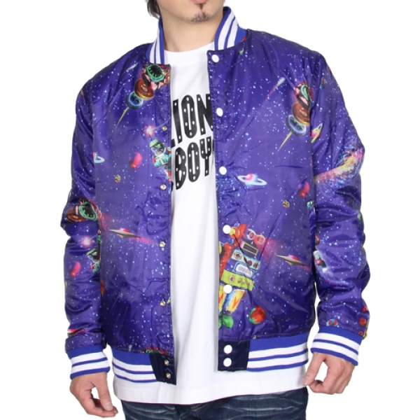 MAJESTIC REVERSIBLE SATIN JACKET B0015MAJ003: スタジアムジャケット