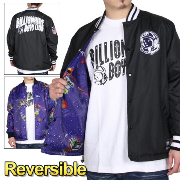 再入荷】MAJESTIC RUSSO COACH JACKET B0015MAJ02:: リバーシブル 