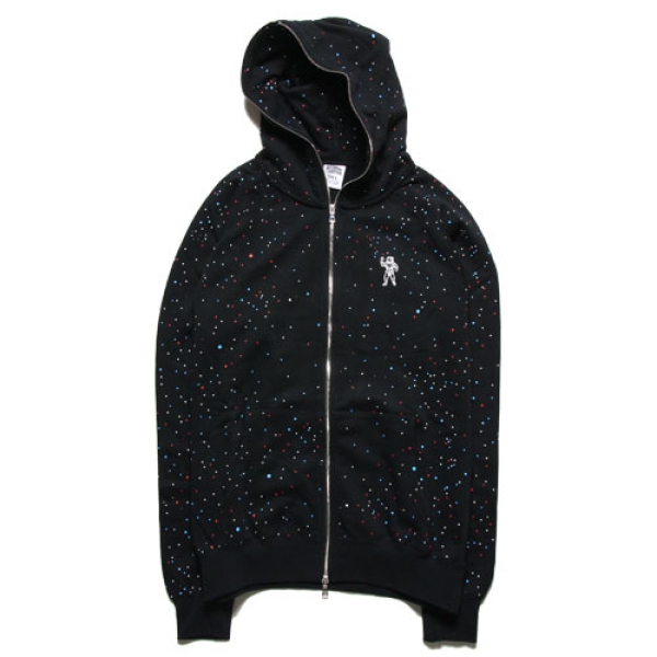 GALAXY ASTRO FULL-ZIP HOODIE B17313: ジップパーカー|BILLIONAIRE