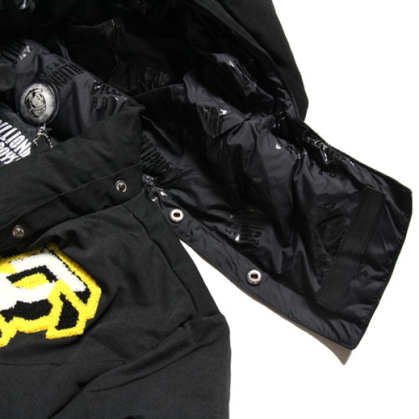 ビリオネアボーイズクラブ レーシングジャケット XL VIKINGS CHENILLE DOWN JACKET B18302 ジャケット|BILLIONAIRE