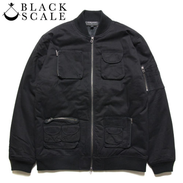AKM MA-1ブラックジャケット size L 90's ALPHA社製 MA-1フライトジャケット 