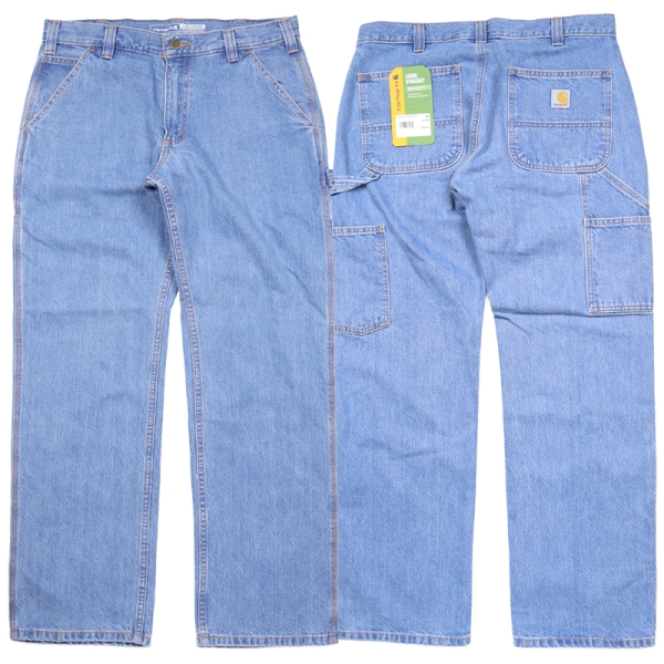 LOOSE STRAIGHT DENIM DUNGAREE 104941 デニムパンツ ジーンズ ワイド