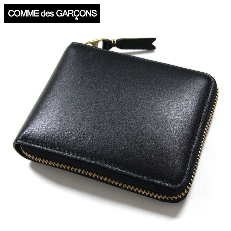 美品 Comme des Garcons コムデギャルソン 折り財布 ジップ-