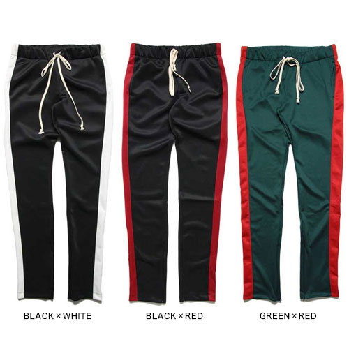 black and red eptm track pants