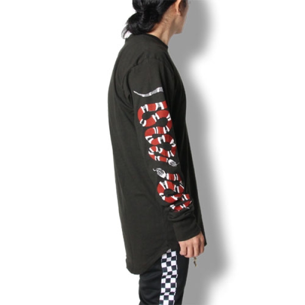 SNAKES L/S TEE ロングTシャツ | ASYLUM[アサイラム]