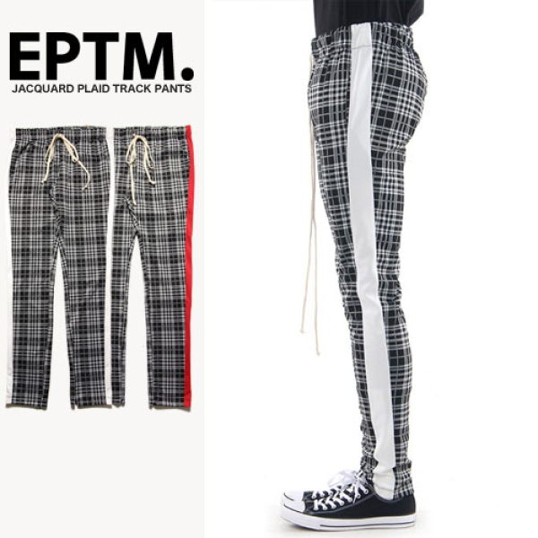 Eptm plaid track pants outlet