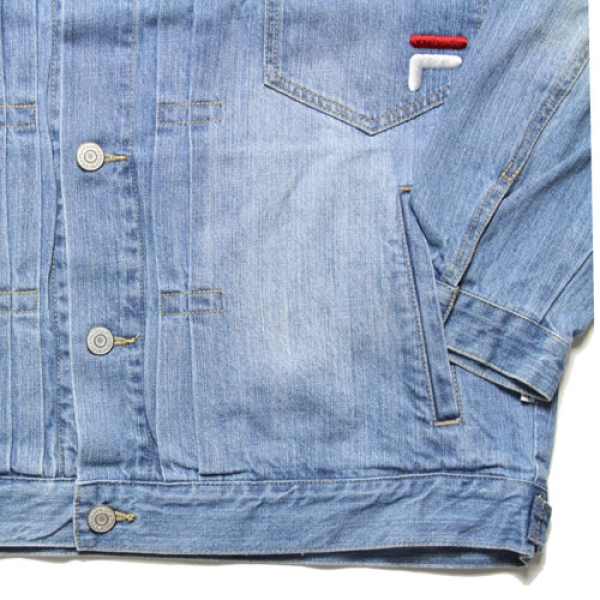R1ST JACKET FM9422 デニムジャケット|FILA|ストリートファッション 
