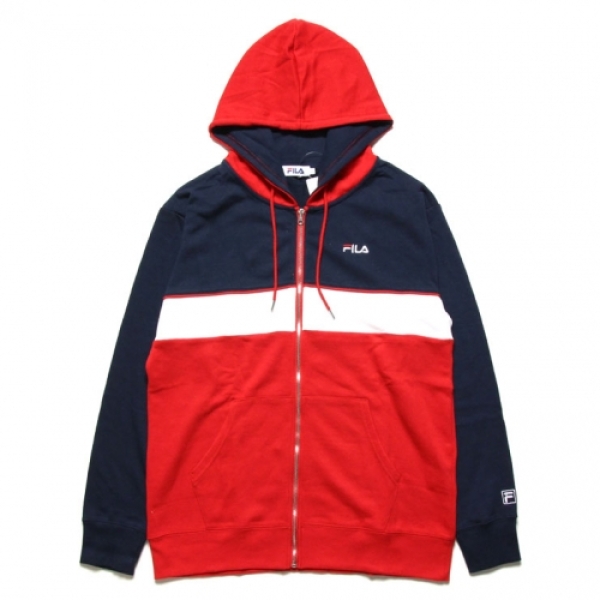 Men's バイカラー ジップパーカー FH7406 ジップパーカー|FILA