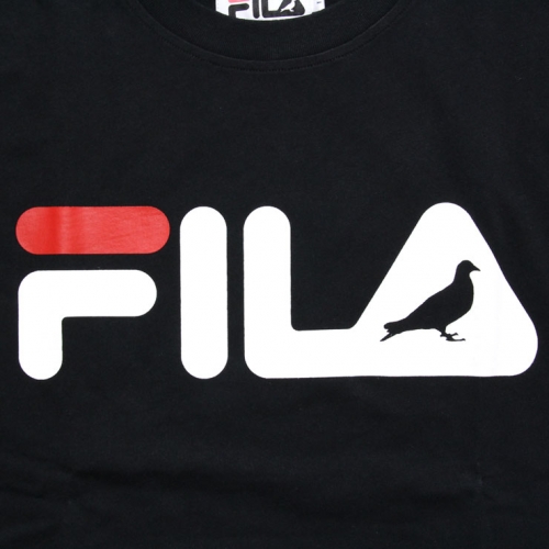 B系 ストリート系 Fila フィラ Logo Tee Fm98 Tシャツ 半袖tシャツ Asylum アサイラム