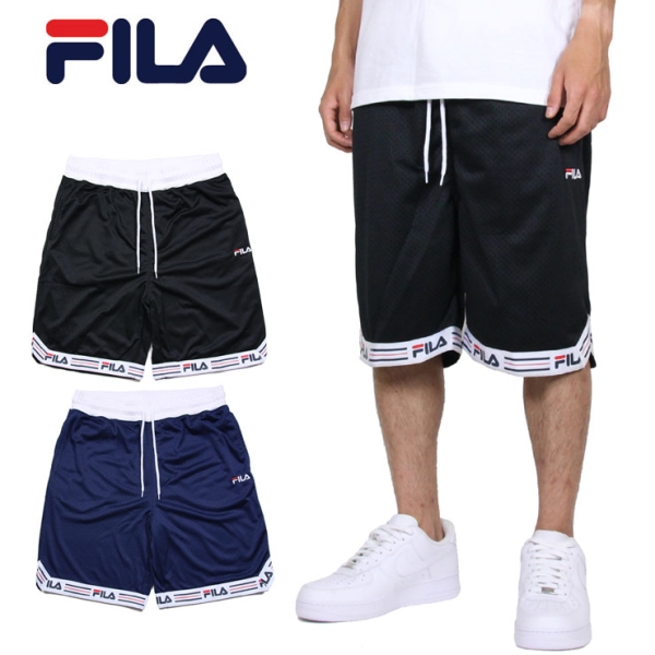 Men's ロゴテープメッシュハーフパンツ FH7715 ハーフパンツ