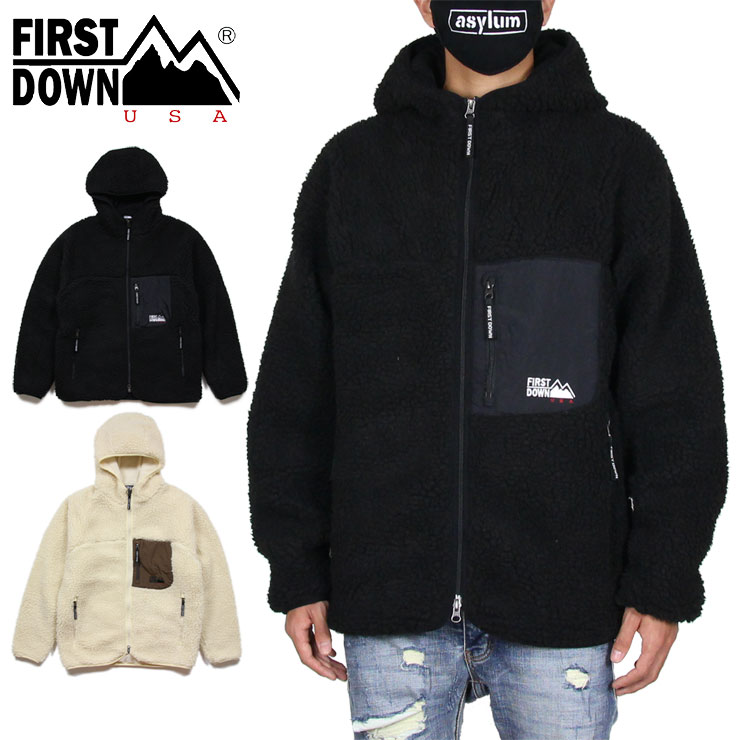 【美品】ファーストダウン　FIRST DOWN ボアパーカー