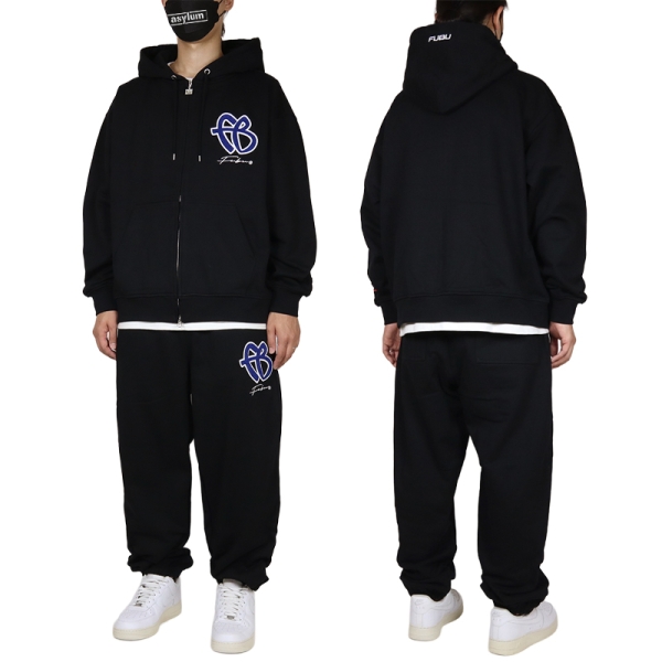 OG LOGO ZIP HOODIE + OG LOGO SWEAT PANTS SETUP FAM-62705 FAM-62506