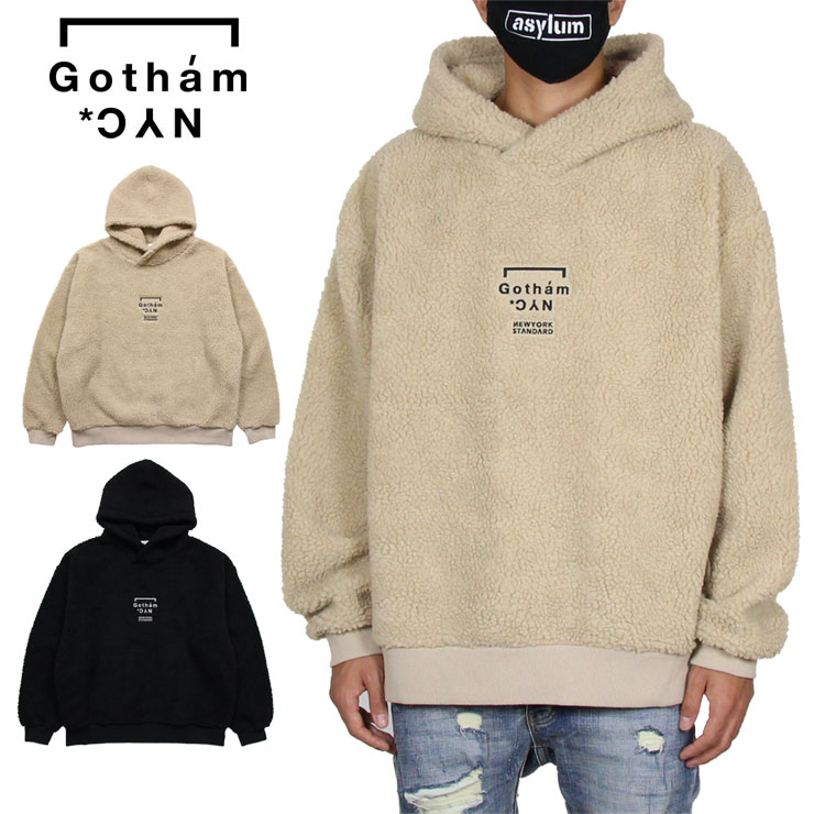 GOTHAMゴッサム エヌワイシー ボア フリース パーカ ブルゾン875BM