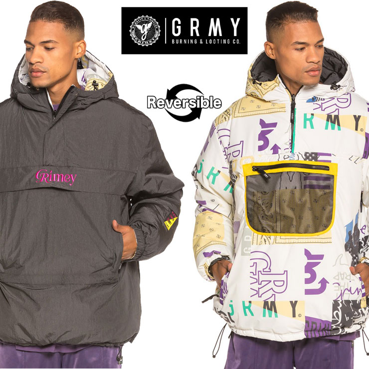 ALIENATION 1977 REVERSIBLE ANORAK REVERSIBLE GANK126/マウンテンパーカー