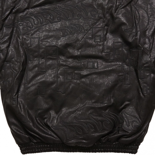 LES MEMORIES PU LEATHER PULLOVER JACKET GPVJ135