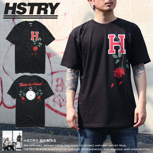 B系 ストリート系 Hstry ヒストリー Rose S S Tee Hy Tシャツ Asylum アサイラム
