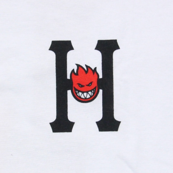 ★国内在庫/即発可*HUF×SPITFIRE*ロゴ刺繍Tシャツ★ HUF×SPITFIRE CLASSIC H TEE Tシャツ|HUF|ストリート