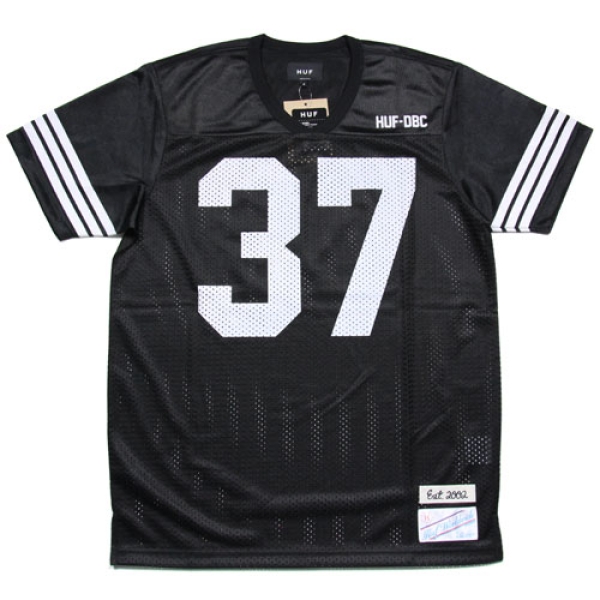 HUF×SPAM MESH FOOTBALL Tシャツ　ブラック　コラボ　ハフ HUF×SPAM MESH FOOTBALL Tシャツ ブラック コラボ ハフ
