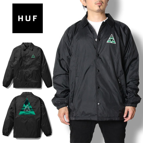 HUF(ハフ)「ESSENTIALS TT COACHES」コーチジャケット L