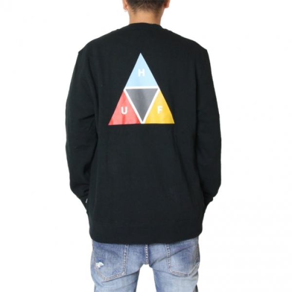 ☆HUF（ハフ）☆PRISM CREW (スウェット） PRISM CREW PF00173FA19 スウェット トレーナー|HUF|ストリート