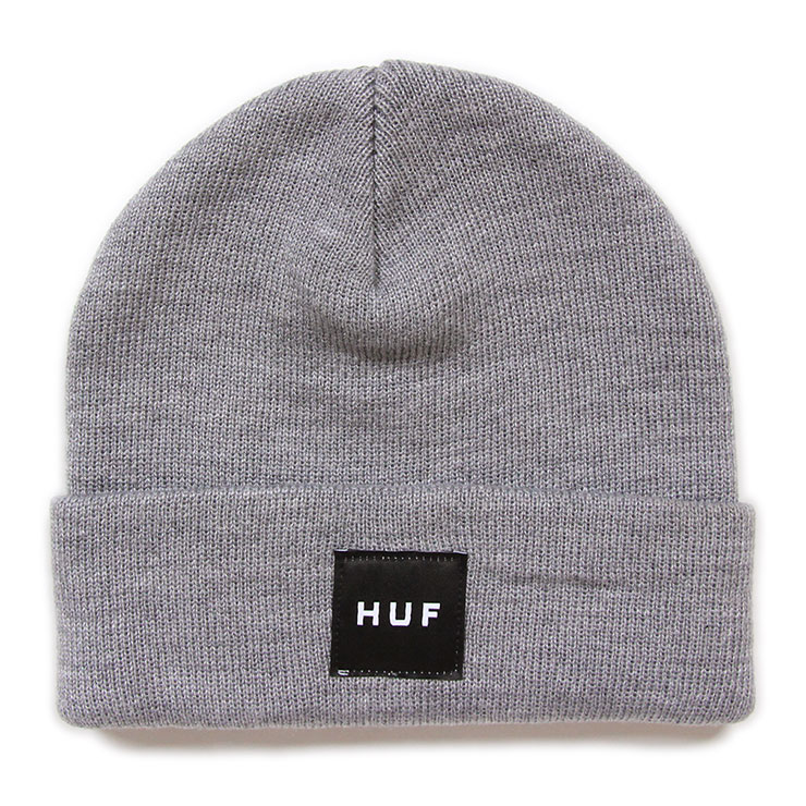 B系 ストリート系 HUF ハフ ESSENTIALS BOX LOGO BEANIE BN00090 ニットキャップ ビーニー  ASYLUM（アサイラム）