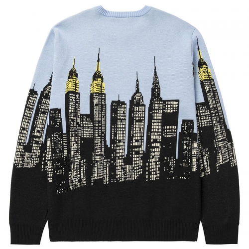 B系 ストリート系 | HUF | ハフ | SKYLINE CREW SWEATER KN00387