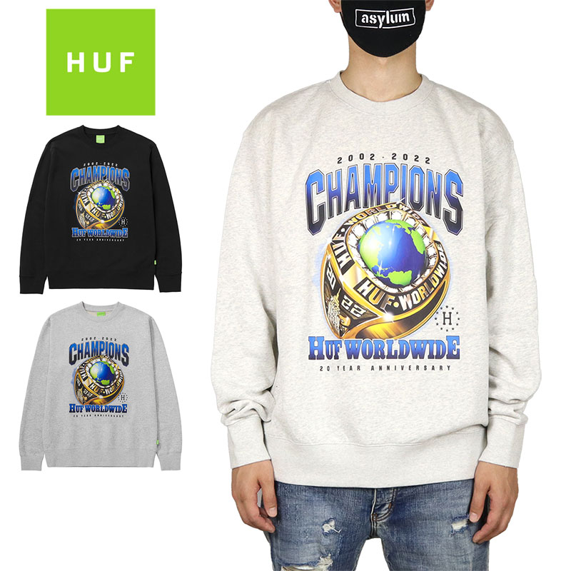 B系 ストリート系 | HUF | ハフ | CHAMPIONS CREWNECK PF00521