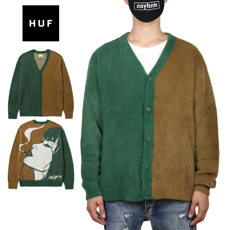 B系 ストリート系 | HUF | ハフ | FEELS GOOD CARDIGAN KN00391