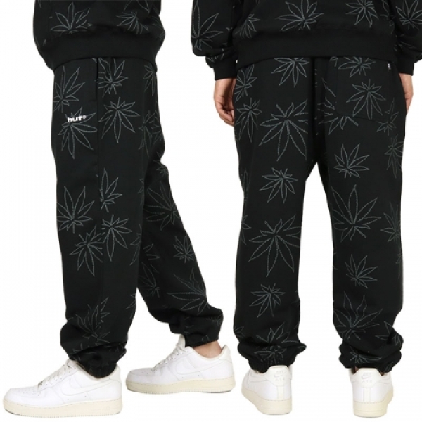 HUF PLANTLIFE PAINTER PANT レザーパンツ HUF(ハフ) PLANTLIFE PAINTER PANTレザーパンツ ブラウン サイズ