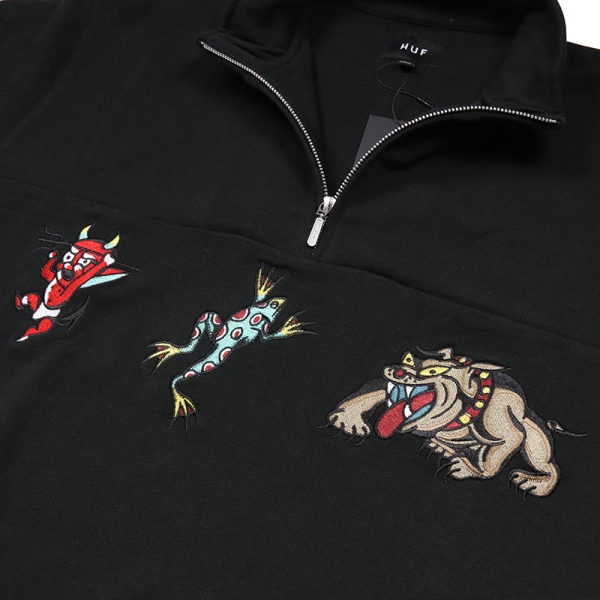 BLEDSOE QUARTER ZIP FLEECE FL00235 ハーフジップスウェット