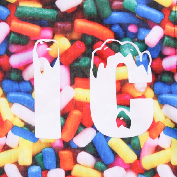 【ICECREAM】アート パーカー ※送関込 SPRINKLE ZIP FRONT HOODY ジップパーカー|ICE CREAM|ストリート