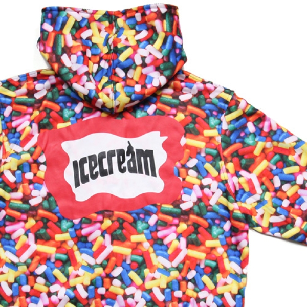 SPRINKLE ZIP FRONT HOODY ジップパーカー|ICE CREAM|ストリート