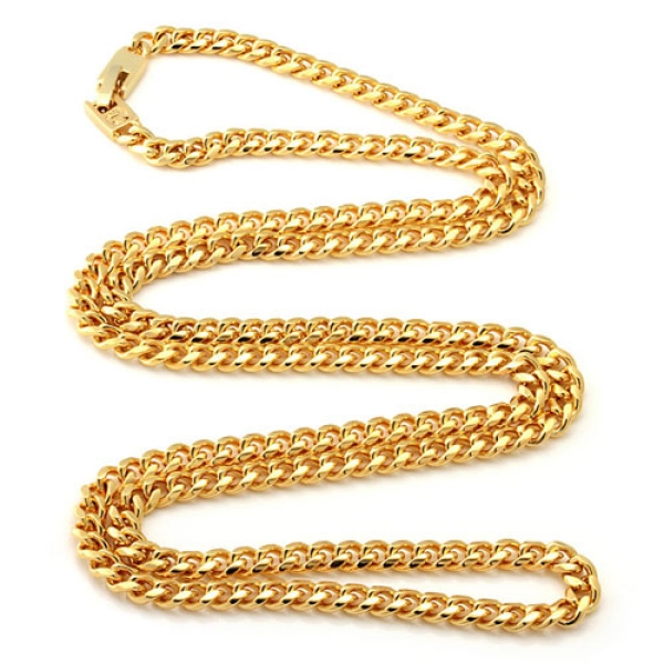 【関税込】16SS！King Ice◆14K ゴールド Cuban Curb Chain 5㎜ 関税込】16SS！King Ice◇14K ゴールド Cuban Curb Chain 5
