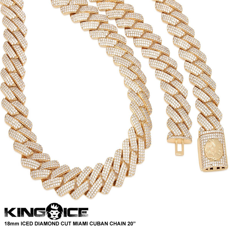 【King Ice】18mm ICED CHAIN