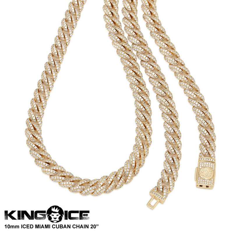 King ice 10mm ネックレス