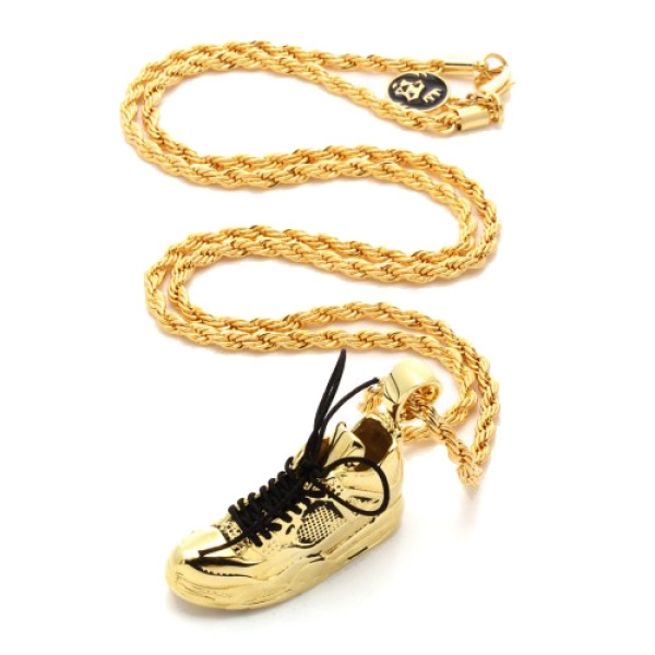 14K GOLD AIR SNEAKER NECKLACE ネックレス|KING ICE|ストリート 