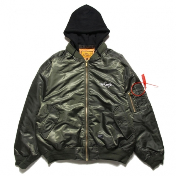 DETACHABLE HOODED MA-1 2G5-9912 MA-1ジャケット | ASYLUM